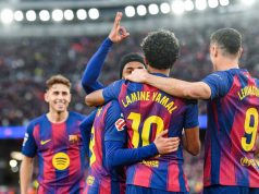 Lamine Yamal fires hat-trick as Fernandes stars for Manchester United